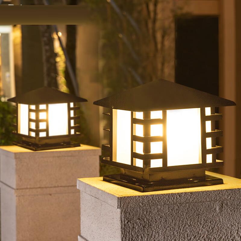 UOSU Outdoor Waterproof Pillar Post Light