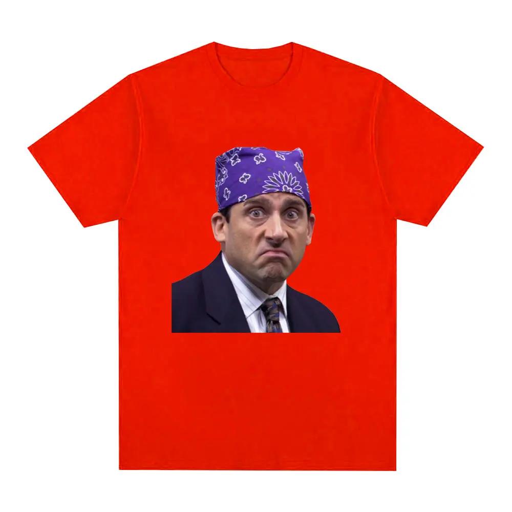 Prison Mike Michael Scott Homage The Office T-shirt Tv Series Dwight Schrute Jim Halpert Short Sleeve Casual Oversized T-Shirts