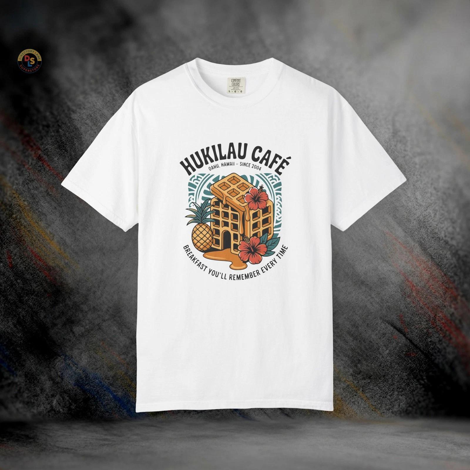 50 First Dates Hukilau Cafe T-Shirt | Heavyweight Garment-Dyed Tee XXXXL
