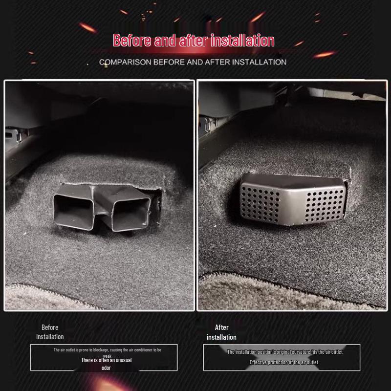 Toyota Corolla Under-Seat Air Vent Anti-Clogging Dust Cover