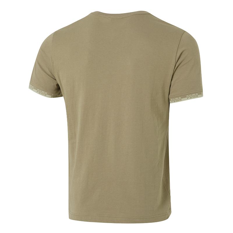 PUMA T Shirts Men's Light Umber Crew Neck Moderate Straight Fit 692486-83