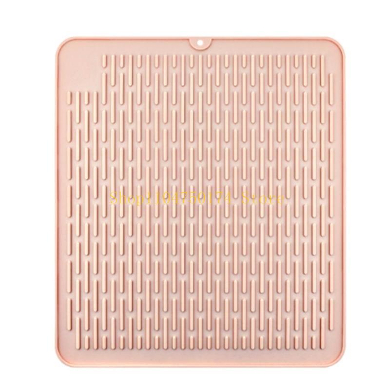 Easy to Use Silicone Dish Draining Mat Quick Drying and Heat Resistant Mat top sale