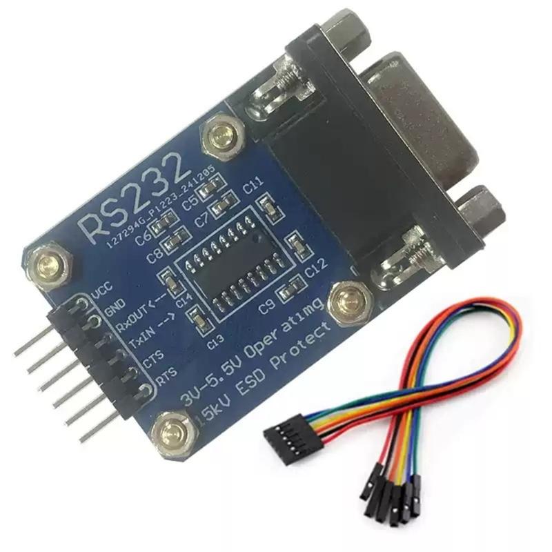 Industrial RS232 UART Serial Port Module SP3232 Chip RS232 To UART Enhances Signal Stability