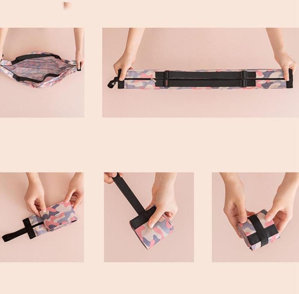 Faltbare Einkaufstaschen Supermarkt Nylon BacGroßvolumige Tragbare Lebensmittel Schultertasche WasserdichtOutdoor Reise Aufbewahrungstasche