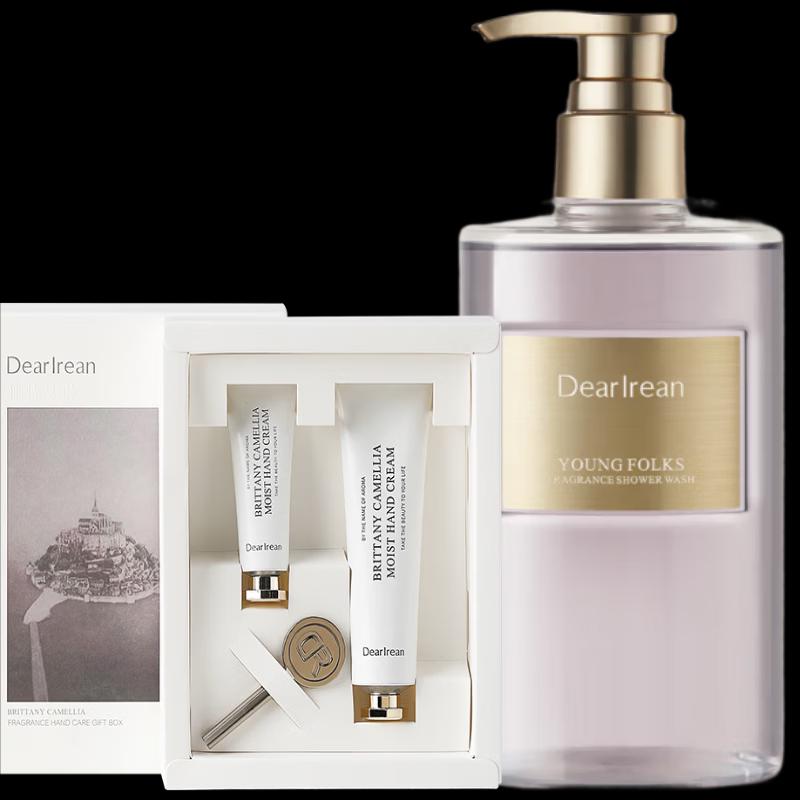 Dearlrean Floating Water Fragrance Shower & Hand Cream Set