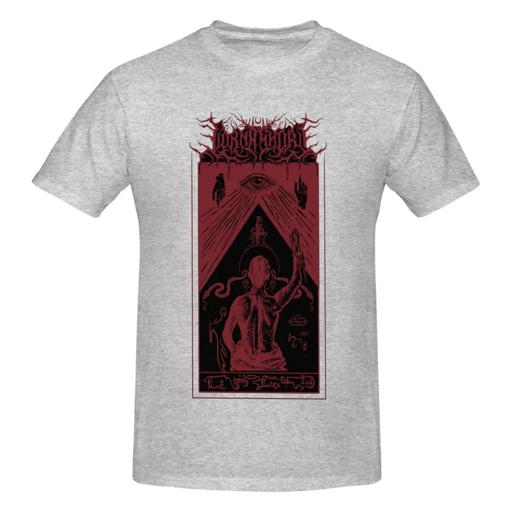 Summer Harajuku  Men's Lorna Shore Immortel Rock T Shirts Pure Cotton Clothing Fashion Short Sleeve Crew Neck Tee Shirt Big Size