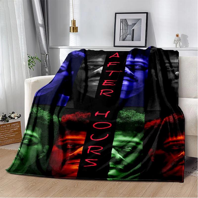 3D The Weeknd X.O R&B Singer Blanket,Soft Throw Blanket for Home Bedroom Bed Sofa Picnic Travel Office Cover Blanket Gift Kids