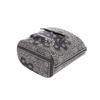 Rheemin Paisley Bucket   Charcoal Black