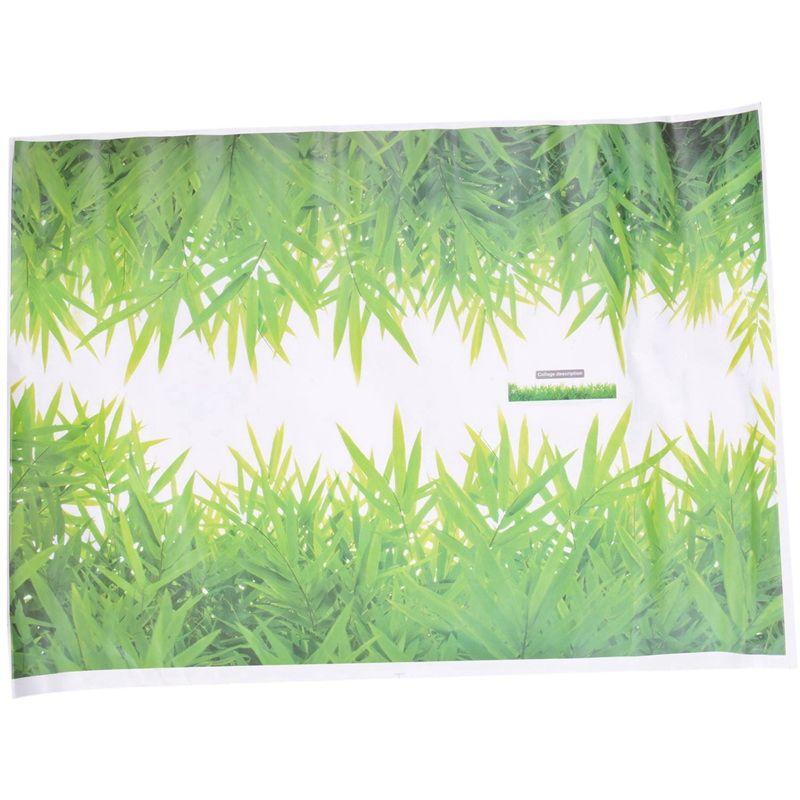 BHBL DIY Green Grass Wall Sticker Removable Wall Decor Waterproof Bedroom Mural Decal