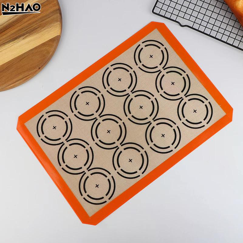 1Pc Silicone Baking Mats For Oven Thickened Reusable Non Stick Heat Resistant Bakeware Sheets Liner For Cookies Macaron Bread