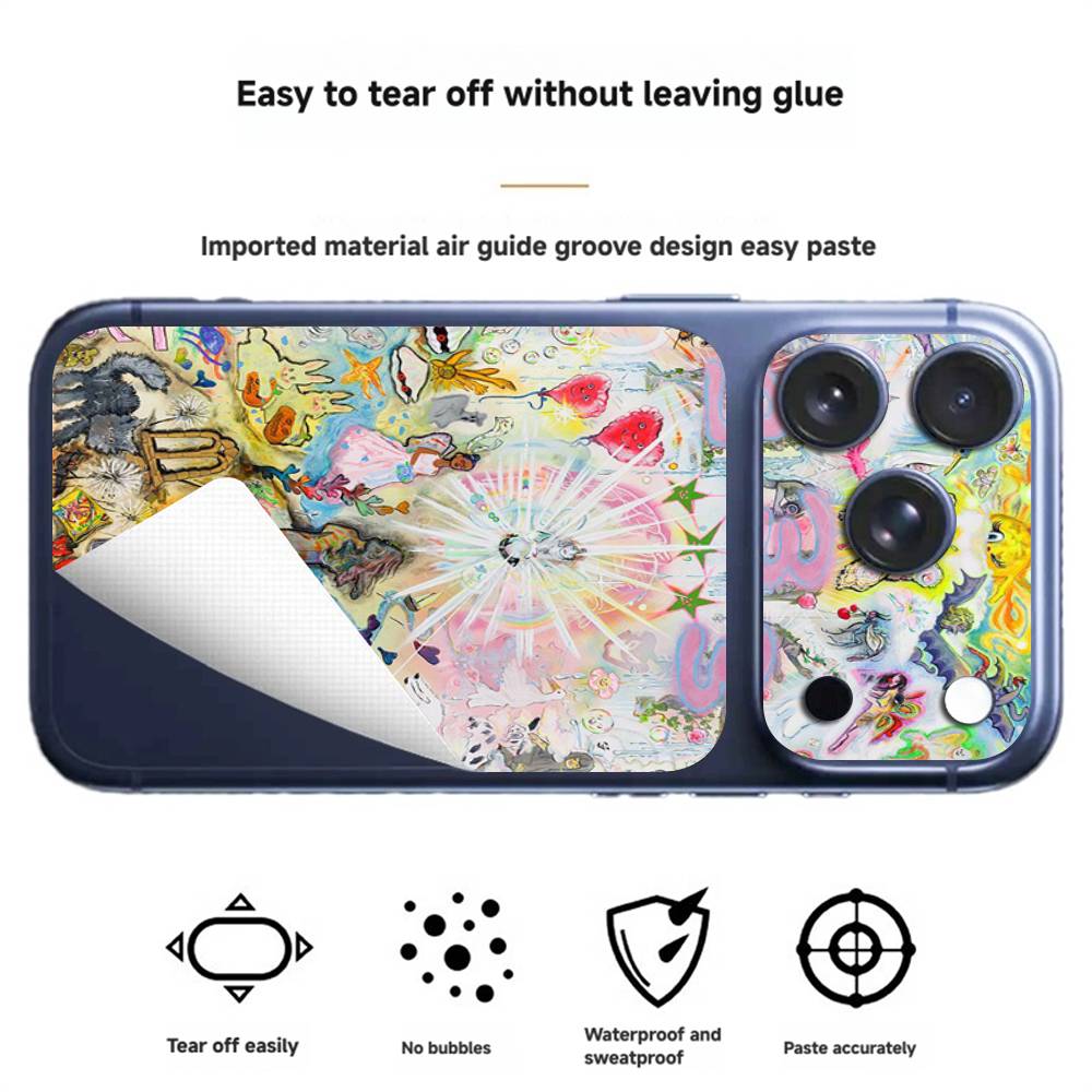 

Rapper B-Bladee 333 Album Back & Camera Skin Wrap Protector Sticker for iPhone 17 Pro 17 Pro Max (Not a Case) iPhone 17 Pro
