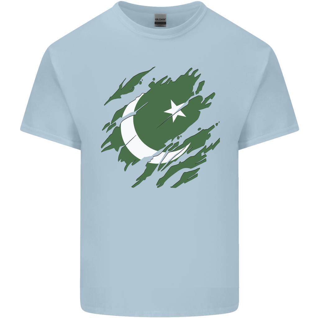 Torn Pakistan Flag Pakistani Day Football Unisexs Light Cotton TShirt