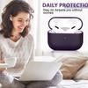 Shockproof Protective Cover for AirPods Pro 3 Compatible with AirPods Pro 3rd Generation Case Leather Texture Case with Keychain