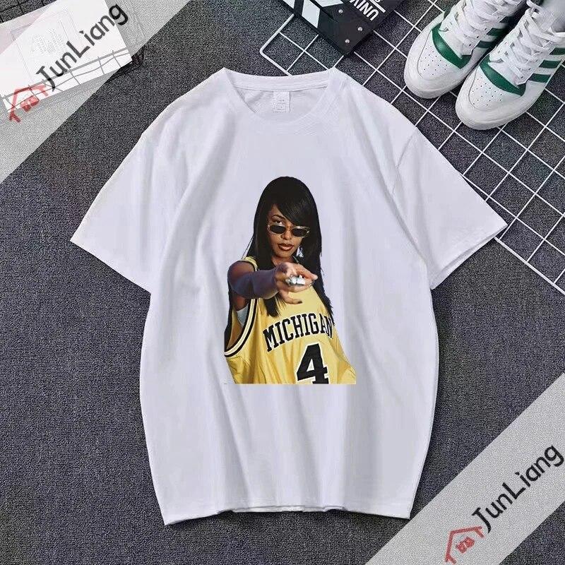 2023 New Princess-Aaliyah Tshirt Unisex Hip Hop Leisure Street Apparel  Unisex Women Fans Gift T-Shirt