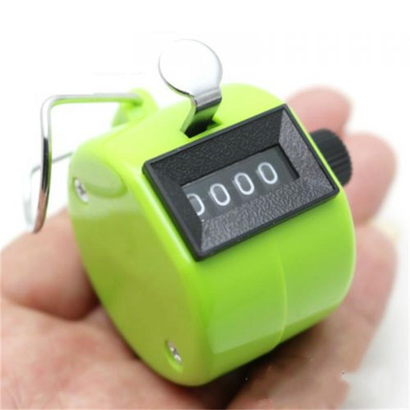 4 Digit Counters Hand Finger Display Manual Counting Tally Clicker Timer Soccer Golf Counter Home Supply
