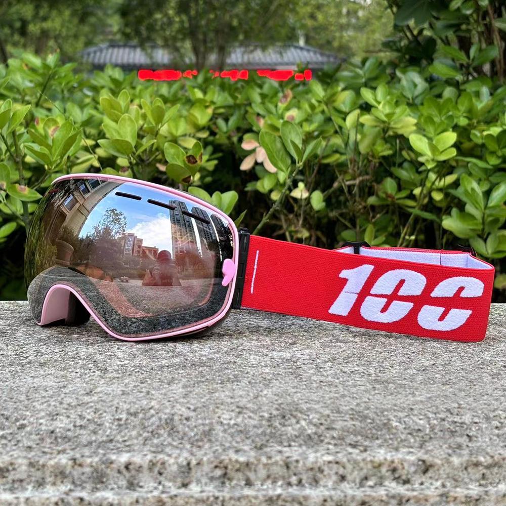 NOWE Podwójne Warstwy Przeciwmgielne 100 Gogle Narciarskie Śnieg Okulary Snowboardowe Okulary Skutera Śnieżnego Okulary Sportowe Outdoor