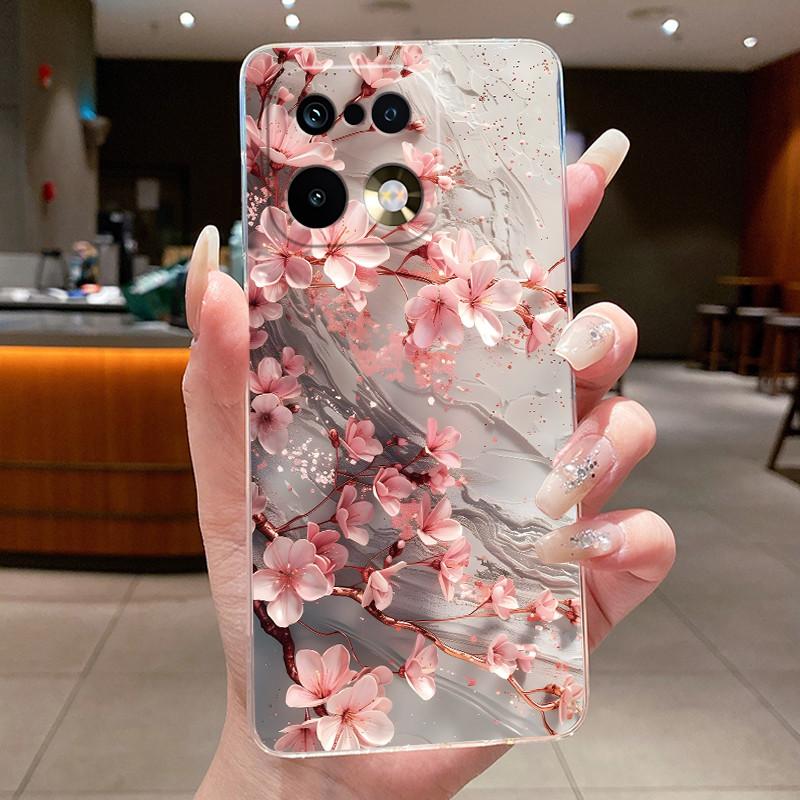 Phone Case For Realme 16 Pro / 16 Pro+ Funda Capa Butterfly Bow Protective Casing Transparent Soft Silicone TPU Cover Coque