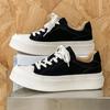 New Men Vulcanized Shoes Luxury Brand Genuine Leather Sneakers Casual Leather Breathable Thick Bottom Soft Walking Shoes