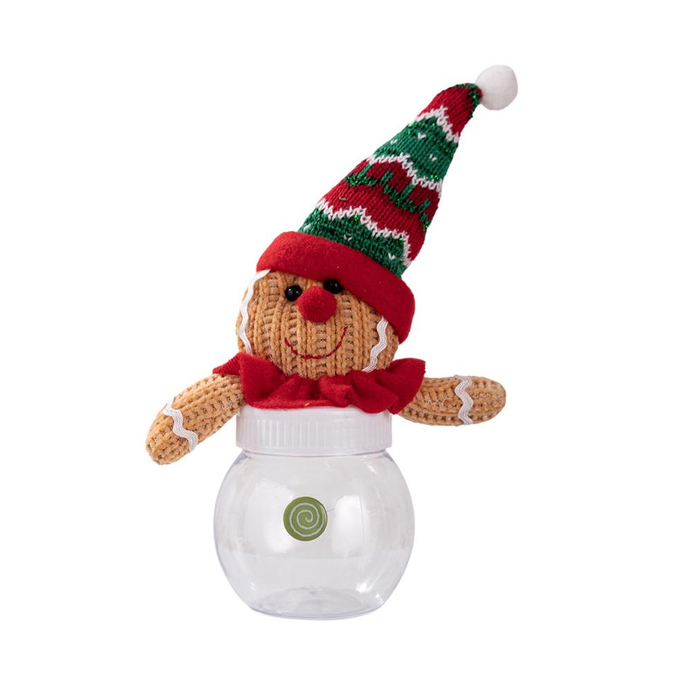 Christmas Candy Jar Creative Biscuit Man Candy Box Storage Jar Decoration  Christmas Crafts Supplies Christmas Decorations