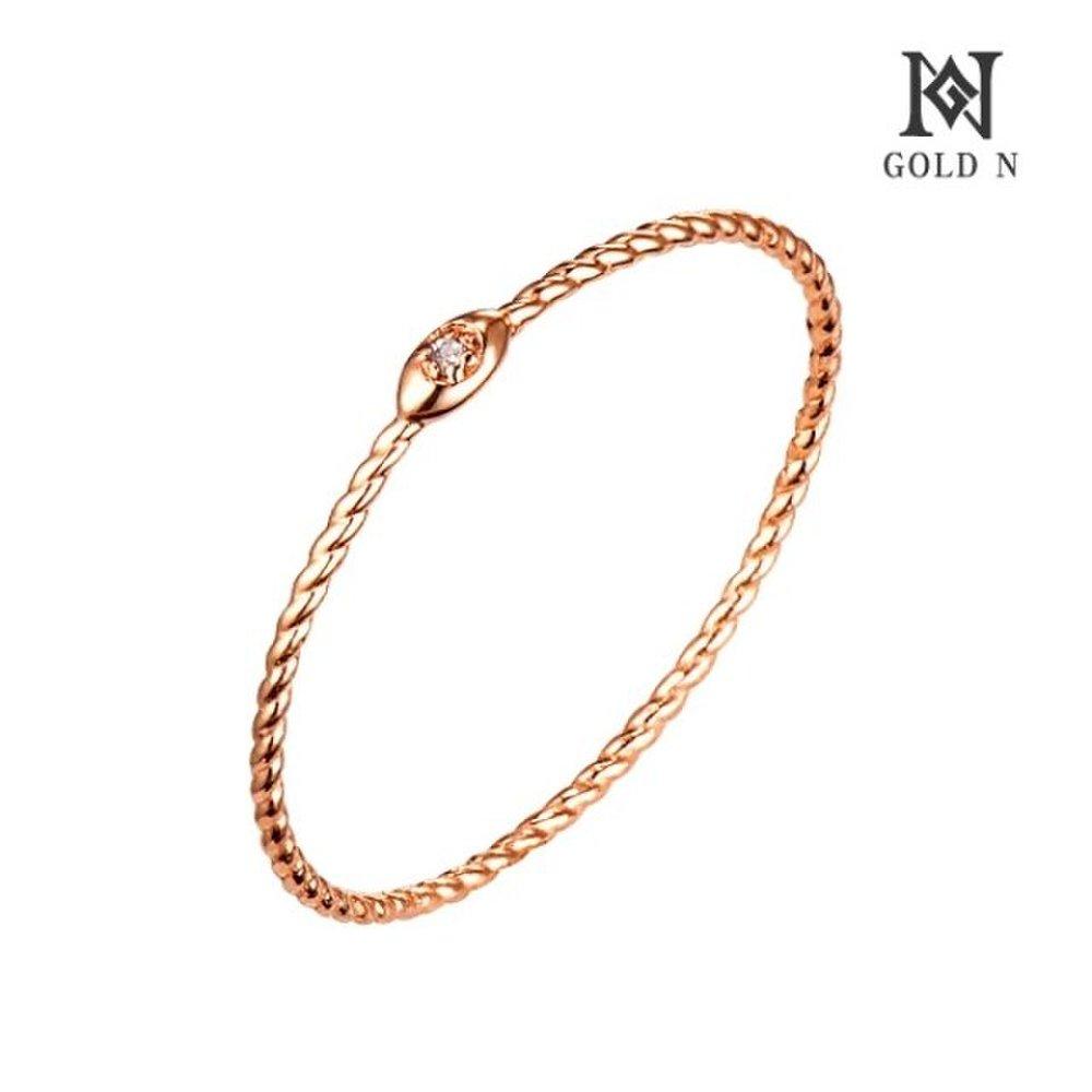 [ Goldgoldn] 14K String Stone Ring