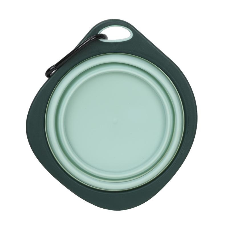 Histotree Portable Foldable Silicone Pet Bowl For Cats And Dogs Outdoor Travel Collapsible Water Feeder With Carrying Handle