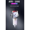 AFR-2000 Pneumatikfilter Luftaufbereitungseinheit Druckregler Kompressor Reduzierventil Öl AFR2000 Manometer Wasserabscheider