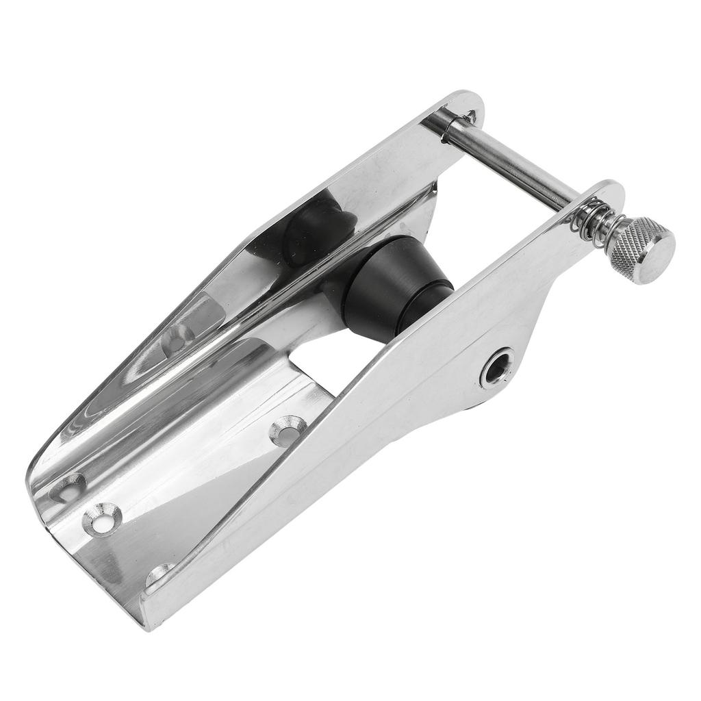 Boat Anchor Roller Stainless Steel 200mm Polished Marine Bow Roller Holder with Spring Pin for Trailer Yacht