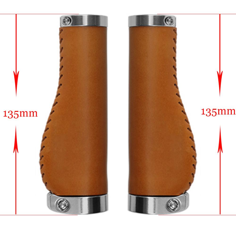 Outdoor Sports Leather Mountain Bike Grip Bicycle Grips Mountain Bike