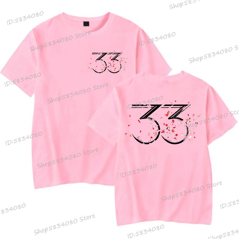 Clair Obscur Expedition 33 T-shirts pour Hommes et Femmes Unisexe Cadeau Parfait pour les Fans de Jeux Mode Décontractée Hauts Streetwear Gamer Vêtements d'Été