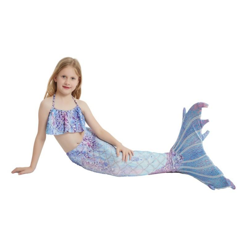 Mermaid Tail Swimsuit Kids Teens Adults Unisex Cosplay Costume Swimming Pool Beach Vacation Photo Shoot