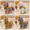 Traditional Mascot Horse Stuffed Toys 25cm Lucky Chinese Zodiac Horse Cute Cartoon Animal Pony Plush Doll New Year