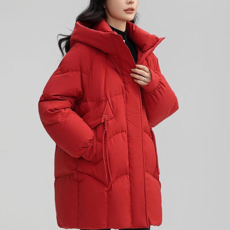 

Жіночий пуховик Yaya середньої довжини вільного крою JF10273 S-L