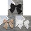 Luxurious Small Style Organdy Bow Brooch With Handcrafted Design For Adult Fashion Accessories