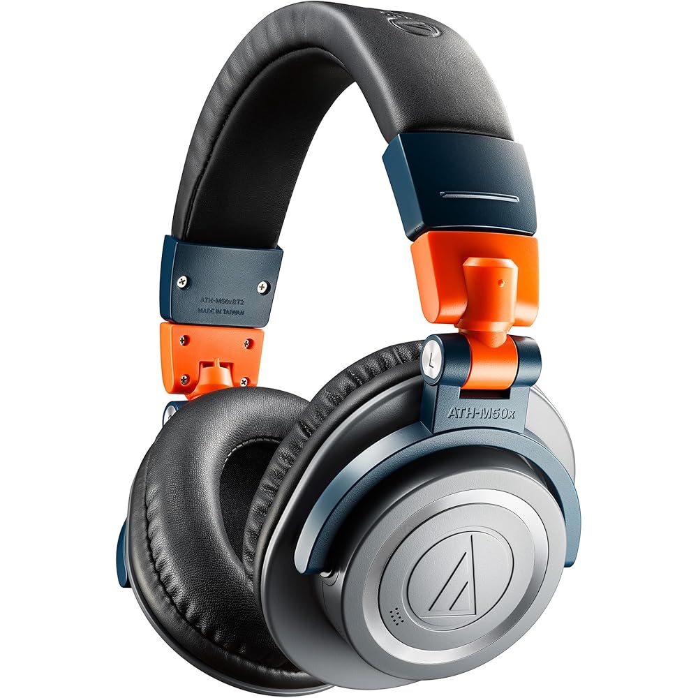 Audio-Technica Wireless Headphones Limited Color ATH-M50xBT2 LAB 45mm Large Aperture Driver/ Blue...