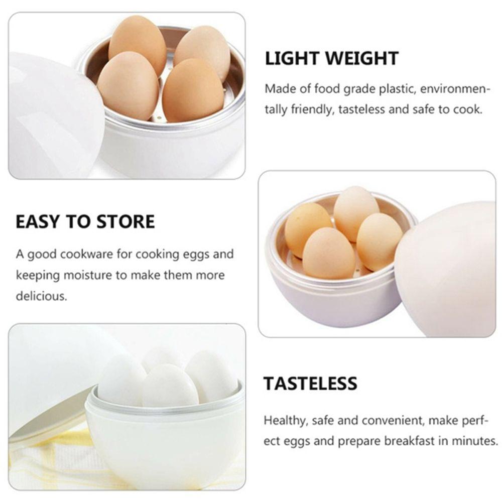 Microwave Special Easy Quick Egg Shape 5 Minutes Egg Cooker Egg Boiler Cooking Tools Egg Steamer