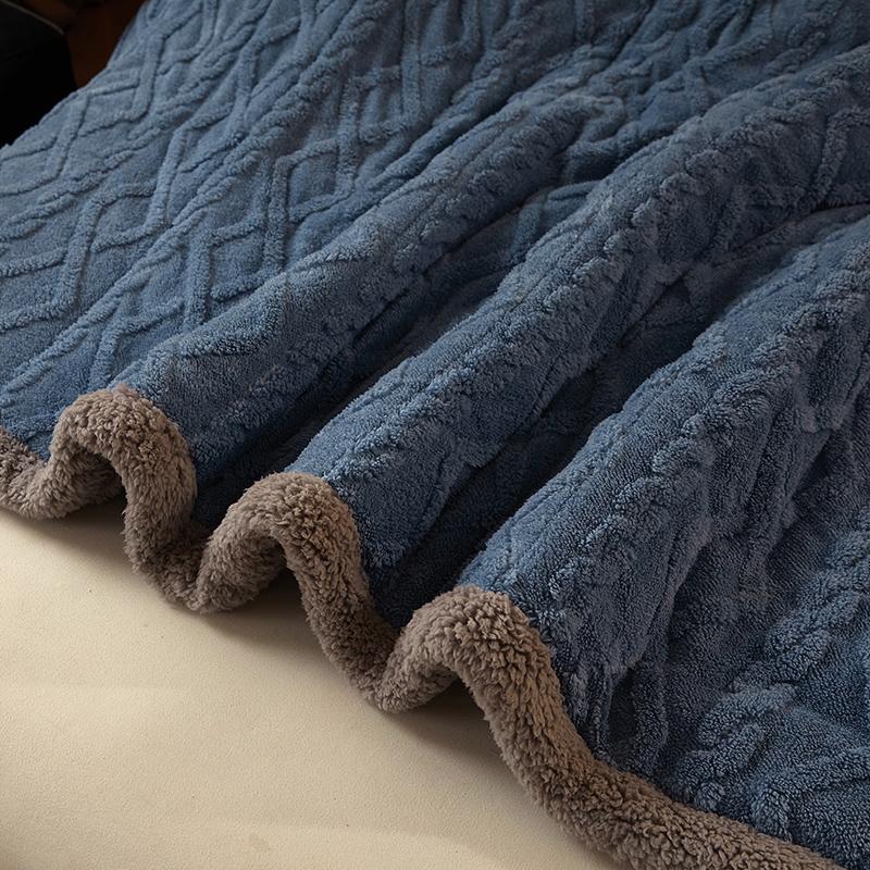 New Tafu velvet thickened winter blanket student dormitory blanket nap office milk velvet lamb velvet blanket