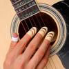 Gitarren-Fingerplektrum-Set Daumen-Fingerplektren Plektren Verstellbare Plektren für Akustikgitarre Bass Banjo Ukulele Verstellbare mittlere und große Gitarrenplektren,