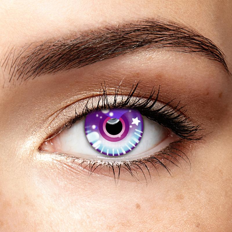 

Цветные контактные линзы для глаз, 2 шт., цветные линзы для косплея в стиле аниме, красные линзы для Хэллоуина, контактные линзы, косметический макияж