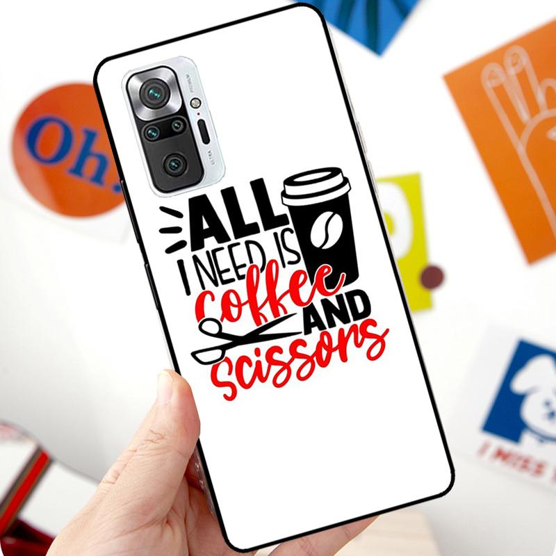 Coque Étui Coiffeur pour Xiaomi Redmi Note 12 Pro 11 8 9 10 Pro 9S 10S 11S 12S Redmi 12C 10C 9C 10A