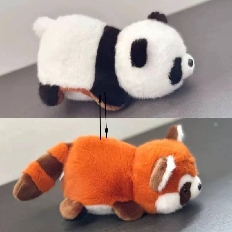 Flip Panda Plush Toy With Custom Design In Cute Animal Style For Kids Playtime Fun