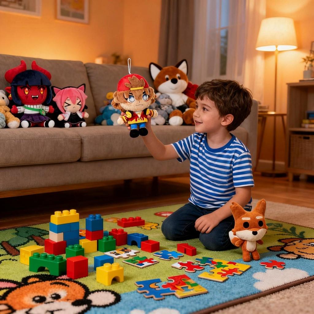 Plush Doll, Toy Gift, Cartoon , Children's Rag Doll, Children's Gift Pillow