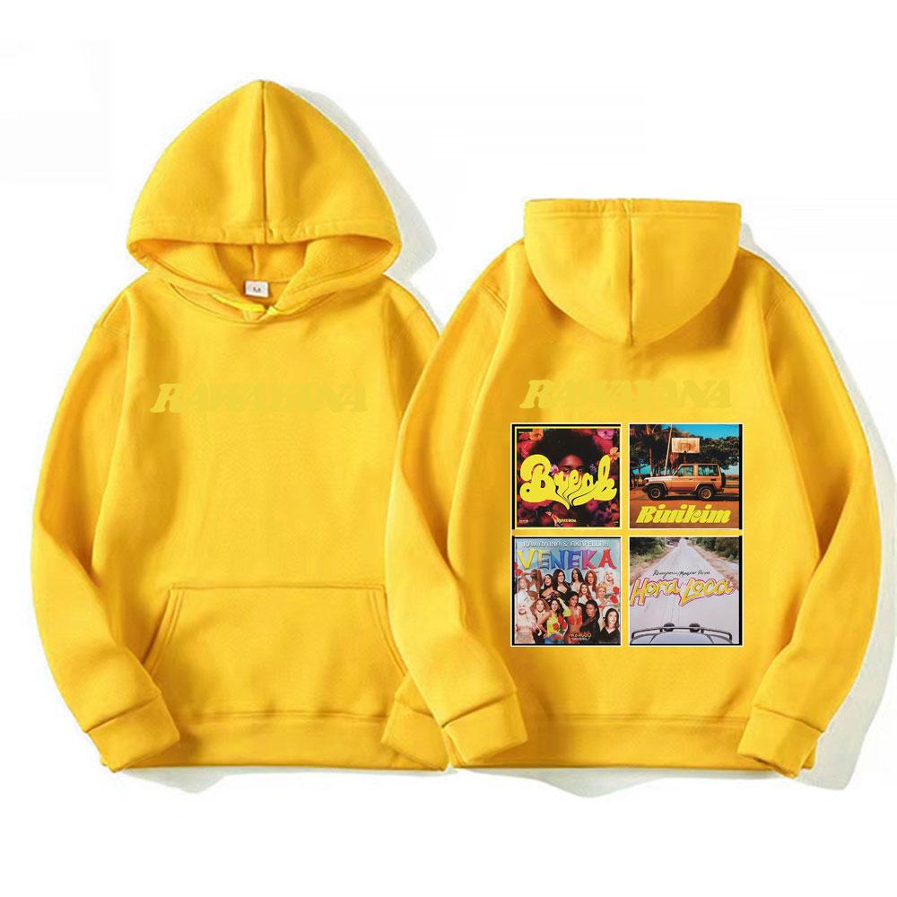 Band Rawayana Album Grafik Hoodie Herren Damen Hip Hop Harajuku Übergroße Hoodies Komfort Langarm Fleece Sweatshirts