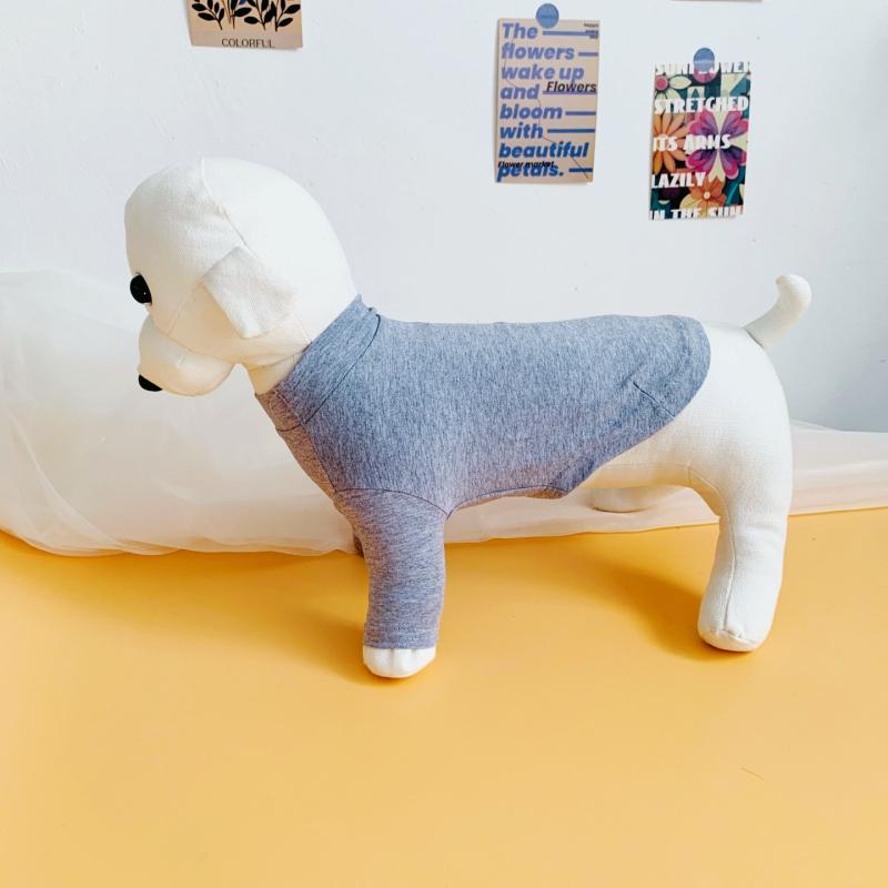 Cotton Dog T-shirt Pajamas Yorkshire Terriers Pomeranian Maltese Poodle Bichon Schnauzer Dog Clothes Pet Clothing Apparel Shirt S