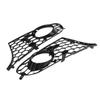2pcs Front Bumper Fog Light Grille 5K0853665 Black Mesh Replacement for MK6 2009‑2013