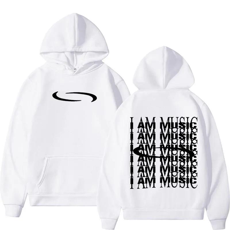 Playboi Carti I AM MUSIC Logo Hoodie Opium Ken Carson Narcissist Tour Antagonist Rap Sweatshirt Men Casual loose Oversized Hoody
