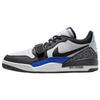 Jordan Legacy 312 Slip Resistant Abrasion Resistant Low top Vintage Basketball Shoes Men's Black White Blue CD7069-114(TeamTen-)