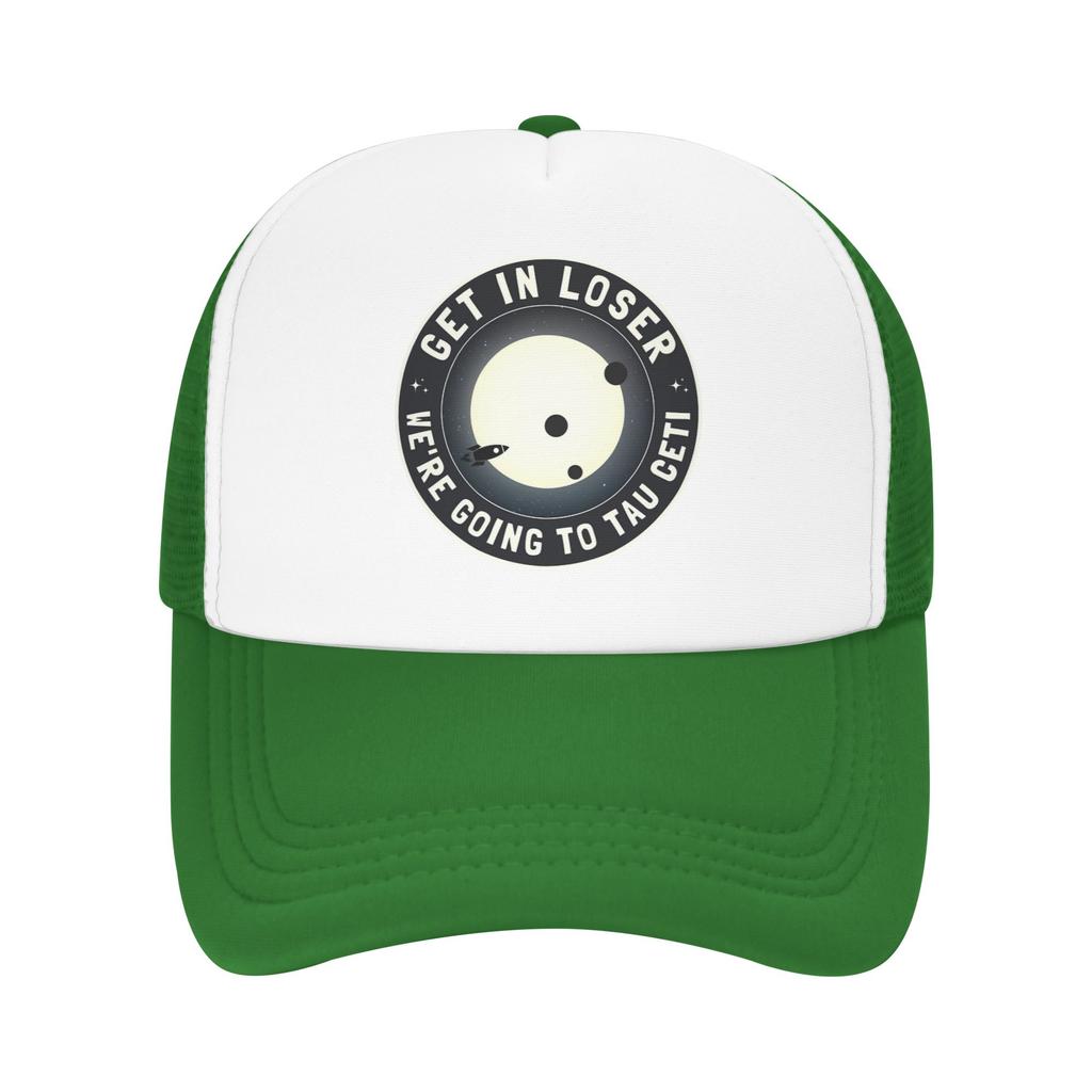 Project Hail Mary Going To Tau Ceti Trucker Cap Fitted Mesh Baseball Cap Hat Trucker Worker Cap Adjustable Sun Hats Summer