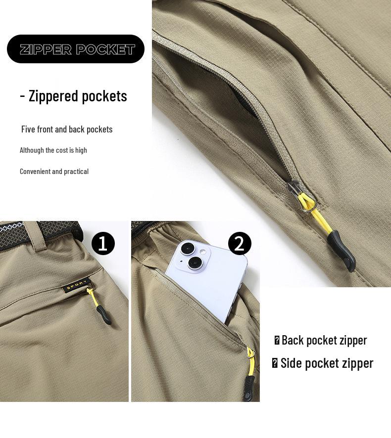 Unisex Quick-Dry Stretch Pants: Lightweight, Breathable, and Perfect for Summer Outdoor Activities and Fishing Adventures.