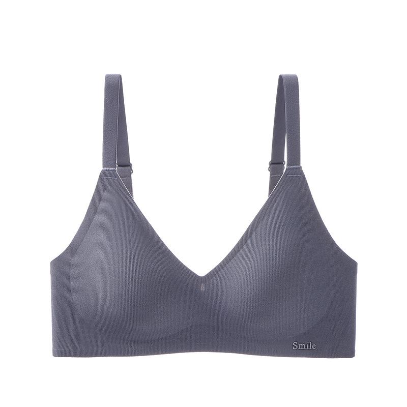 Traceless Soft Support Strip Underwear Is Comfortable and Nude, Close-fitting, No Steel Ring Gathers Up, Beautiful Back Bra Women