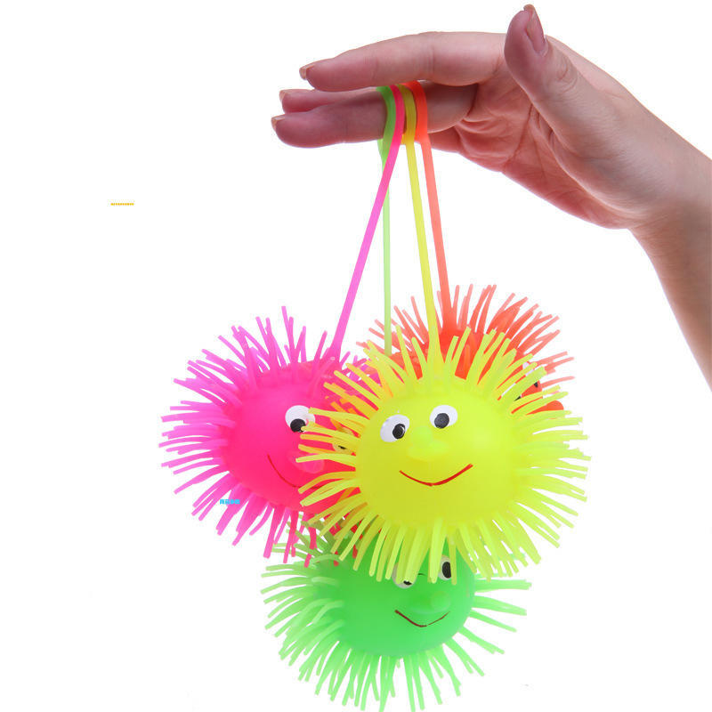 Vent Hedgehog Gifts Children Glow Toys Ball Soft elastic LED Light  Unique